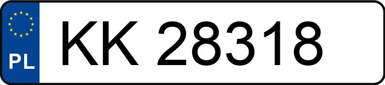 Numer rejestracyjny KK 28318 posiada NISSAN X-TRAIL - KK28318 Numer rejestracyjny KK 28318 posiada NISSAN X-TRAIL - KK28318