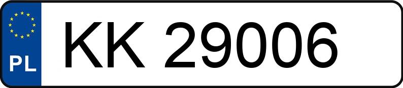 Numer rejestracyjny KK 29006 posiada BMW 230I - KK29006