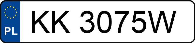 Numer rejestracyjny KK 3075W posiada FORD FOCUS 1.8I - KK3075W Numer rejestracyjny KK 3075W posiada FORD FOCUS 1.8I - KK3075W