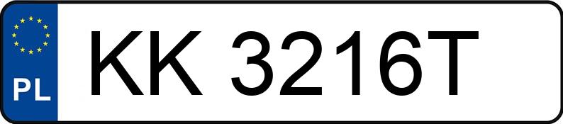 Numer rejestracyjny KK 3216T posiada TOYOTA CELICA - KK3216T Numer rejestracyjny KK 3216T posiada TOYOTA CELICA - KK3216T