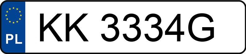Numer rejestracyjny KK 3334G posiada PEUGEOT 508 - KK3334G