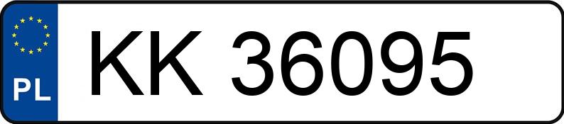 Numer rejestracyjny KK 36095 posiada VOLVO V70 - KK36095