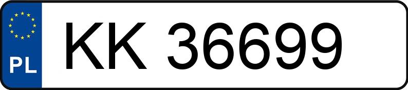 Numer rejestracyjny KK 36699 posiada AUDI A4 LIMOUSINE - KK36699 Numer rejestracyjny KK 36699 posiada AUDI A4 LIMOUSINE - KK36699
