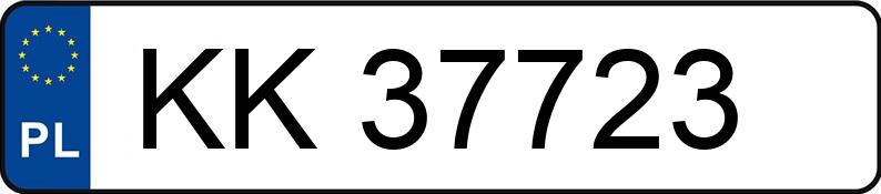 Numer rejestracyjny KK 37723 posiada JEEP GRAND CHEROKEE - KK37723