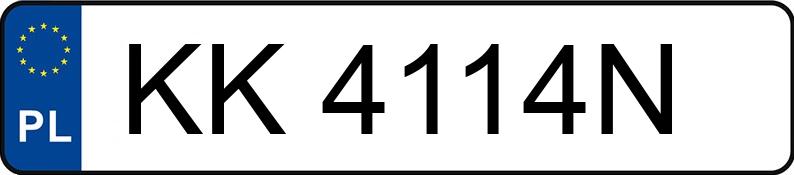 Numer rejestracyjny KK 4114N posiada BMW 320 Diesel Mild Hybrid MR`19 E6d G20 xDrive Steptronic - KK4114N