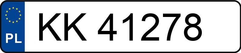 Numer rejestracyjny KK 41278 posiada SEAT Leon 2.0 TSI MR`17 E6 5F Cupra 290 DSG7 - KK41278