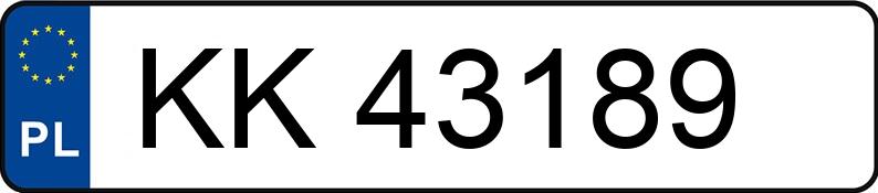 Numer rejestracyjny KK 43189 posiada CUPRA Leon Sportstourer 2.0 TSI MR`24 E6 DSG - KK43189