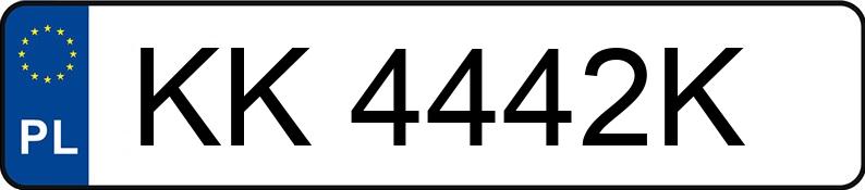 Numer rejestracyjny KK 4442K posiada MERCEDES-BENZ ACTROS - KK4442K