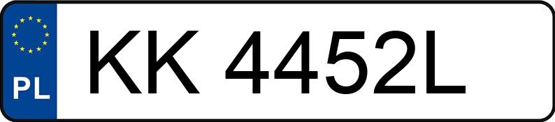 Numer rejestracyjny KK 4452L posiada FORD TRANSIT CUSTOM NRN - KK4452L Numer rejestracyjny KK 4452L posiada FORD TRANSIT CUSTOM NRN - KK4452L