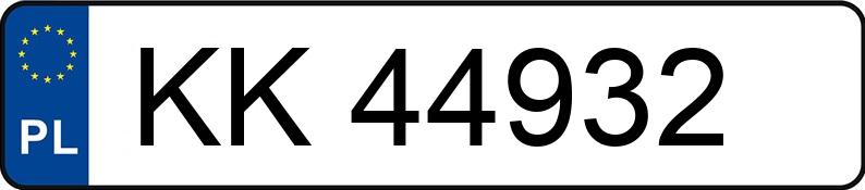 Numer rejestracyjny KK 44932 posiada CITROEN C5 - KK44932