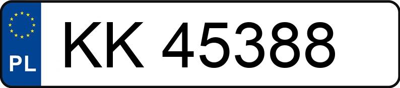 Numer rejestracyjny KK 45388 posiada CUPRA Leon Sportstourer 1.5 TSI MR`24 E6 Leon Sportstourer 1.5 TSI MR`24 E6 - KK45388