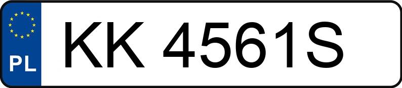 Numer rejestracyjny KK 4561S posiada JAECOO JAECOO7 - KK4561S