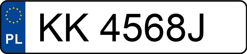 Numer rejestracyjny KK 4568J posiada MG MG HS - KK4568J Numer rejestracyjny KK 4568J posiada MG MG HS - KK4568J