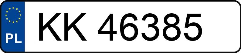 Numer rejestracyjny KK 46385 posiada KIA CEED - KK46385