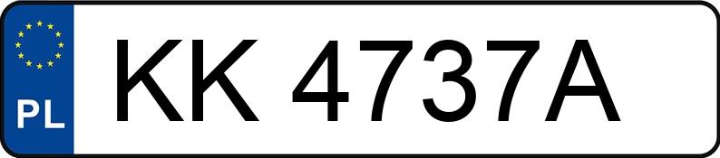 Numer rejestracyjny KK 4737A posiada BMW 418 - KK4737A