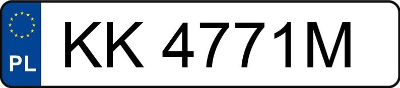 Numer rejestracyjny KK 4771M posiada SKODA Scala 1.0 TSI MR`24 E6d Selection - KK4771M