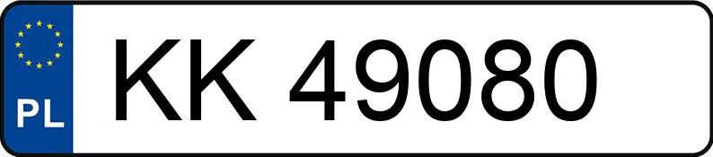 Numer rejestracyjny KK 49080 posiada LEXUS RX350H - KK49080