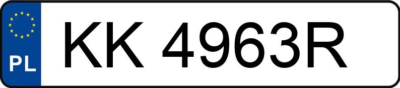 Numer rejestracyjny KK 4963R posiada TOYOTA TOYOTA YARIS CROSS - KK4963R