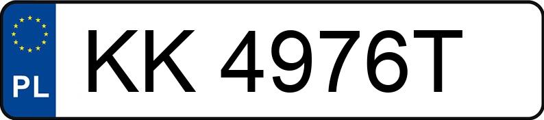 Numer rejestracyjny KK 4976T posiada KIA SPORTAGE - KK4976T Numer rejestracyjny KK 4976T posiada KIA SPORTAGE - KK4976T