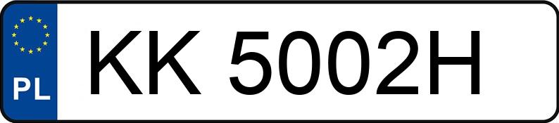 Numer rejestracyjny KK 5002H posiada FIAT 500 - KK5002H Numer rejestracyjny KK 5002H posiada FIAT 500 - KK5002H