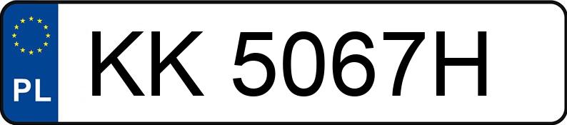 Numer rejestracyjny KK 5067H posiada CITROEN C4 - KK5067H