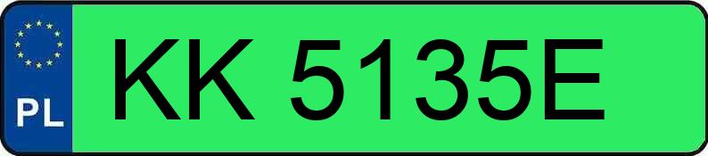 Numer rejestracyjny KK 5135E posiada TOYOTA PROACE MAX - KK5135E Numer rejestracyjny KK 5135E posiada TOYOTA PROACE MAX - KK5135E