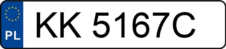 Numer rejestracyjny KK 5167C posiada RENAULT MASTER - KK5167C