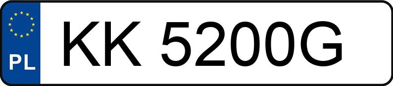 Numer rejestracyjny KK 5200G posiada BMW 520D XDRIVE - KK5200G Numer rejestracyjny KK 5200G posiada BMW 520D XDRIVE - KK5200G