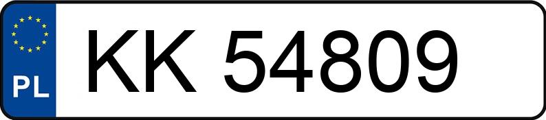 Numer rejestracyjny KK 54809 posiada TOYOTA YARIS - KK54809 Numer rejestracyjny KK 54809 posiada TOYOTA YARIS - KK54809