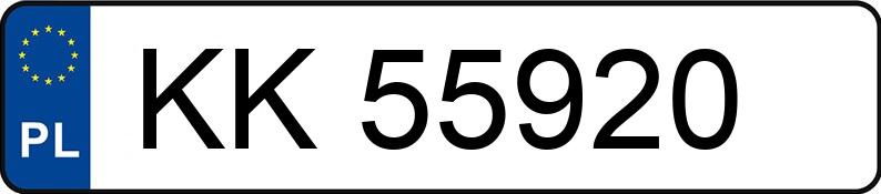 Numer rejestracyjny KK 55920 posiada TOYOTA C-HR - KK55920 Numer rejestracyjny KK 55920 posiada TOYOTA C-HR - KK55920