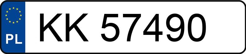 Numer rejestracyjny KK 57490 posiada AUDI SQ8 - KK57490 Numer rejestracyjny KK 57490 posiada AUDI SQ8 - KK57490