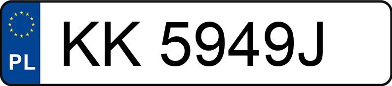Numer rejestracyjny KK 5949J posiada BMW 120D - KK5949J Numer rejestracyjny KK 5949J posiada BMW 120D - KK5949J