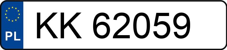 Numer rejestracyjny KK 62059 posiada SKODA FABIA - KK62059 Numer rejestracyjny KK 62059 posiada SKODA FABIA - KK62059