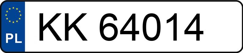 Numer rejestracyjny KK 64014 posiada RENAULT ARKANA - KK64014