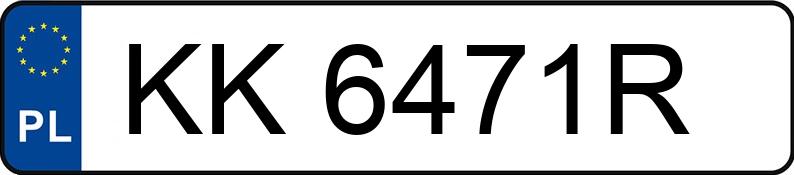 Numer rejestracyjny KK 6471R posiada BMW X1 XDRIVE25I - KK6471R