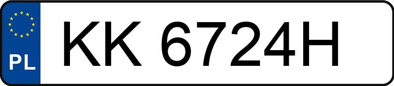 Numer rejestracyjny KK 6724H posiada OPEL/CARPOL ZAFIRA LIFE - KK6724H