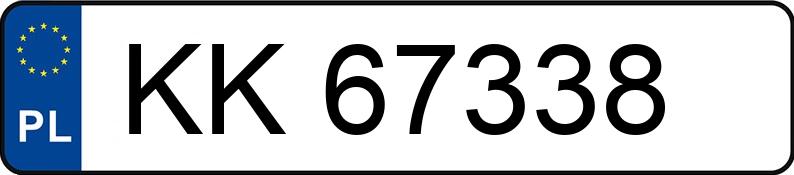 Numer rejestracyjny KK 67338 posiada VOLKSWAGEN Golf VIII Variant 1.5 TSI MR`20 E6d Style - KK67338