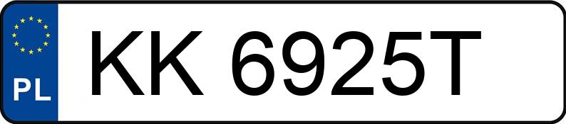 Numer rejestracyjny KK 6925T posiada OPEL AMPERA - KK6925T