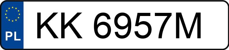 Numer rejestracyjny KK 6957M posiada OPEL Insignia 1.8 MR`08 E4 Insignia - KK6957M