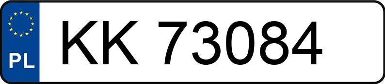 Numer rejestracyjny KK 73084 posiada BMW 540I XDRIVE - KK73084