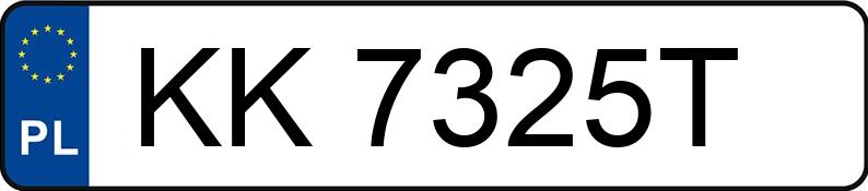 Numer rejestracyjny KK 7325T posiada VOLKSWAGEN POLO - KK7325T