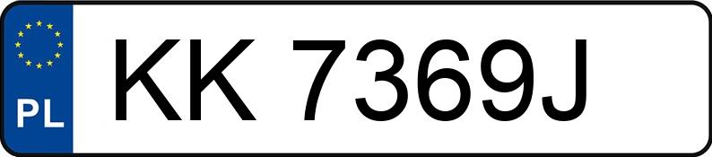 Numer rejestracyjny KK 7369J posiada TOYOTA COROLLA - KK7369J