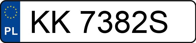 Numer rejestracyjny KK 7382S posiada AUDI Q8 60 TFSI E - KK7382S