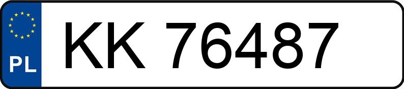 Numer rejestracyjny KK 76487 posiada ROLLER TEAM KRONOS 284 M TFDD - KK76487 Numer rejestracyjny KK 76487 posiada ROLLER TEAM KRONOS 284 M TFDD - KK76487