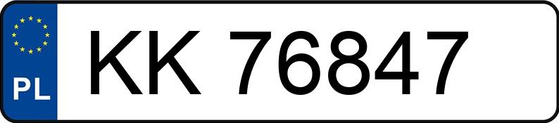 Numer rejestracyjny KK 76847 posiada ALFA ROMEO TONALE - KK76847 Numer rejestracyjny KK 76847 posiada ALFA ROMEO TONALE - KK76847