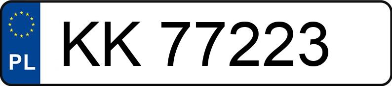 Numer rejestracyjny KK 77223 posiada BMW X5 XDRIVE40D - KK77223 Numer rejestracyjny KK 77223 posiada BMW X5 XDRIVE40D - KK77223