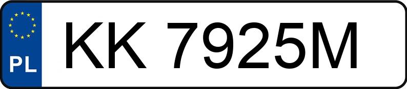 Numer rejestracyjny KK 7925M posiada SEAT Leon 2.0 MR`10 E4 1P Cupra - KK7925M