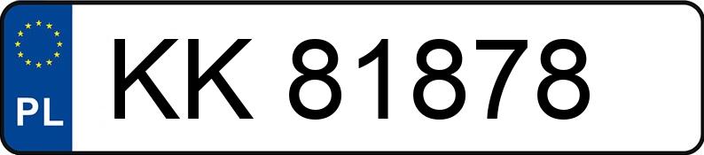 Numer rejestracyjny KK 81878 posiada MERCEDES-BENZ A 200 - KK81878