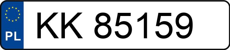 Numer rejestracyjny KK 85159 posiada FORD-CNG-TECHNIK FOCUS RS - KK85159