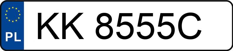 Numer rejestracyjny KK 8555C posiada MERCEDES-BENZ VITO TOURER - KK8555C